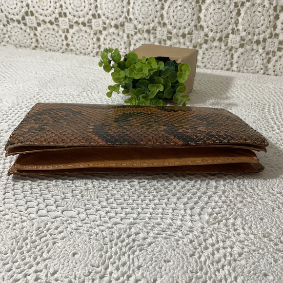 Vintage authentic reptile/snake skin clutch - Picture 5 of 8